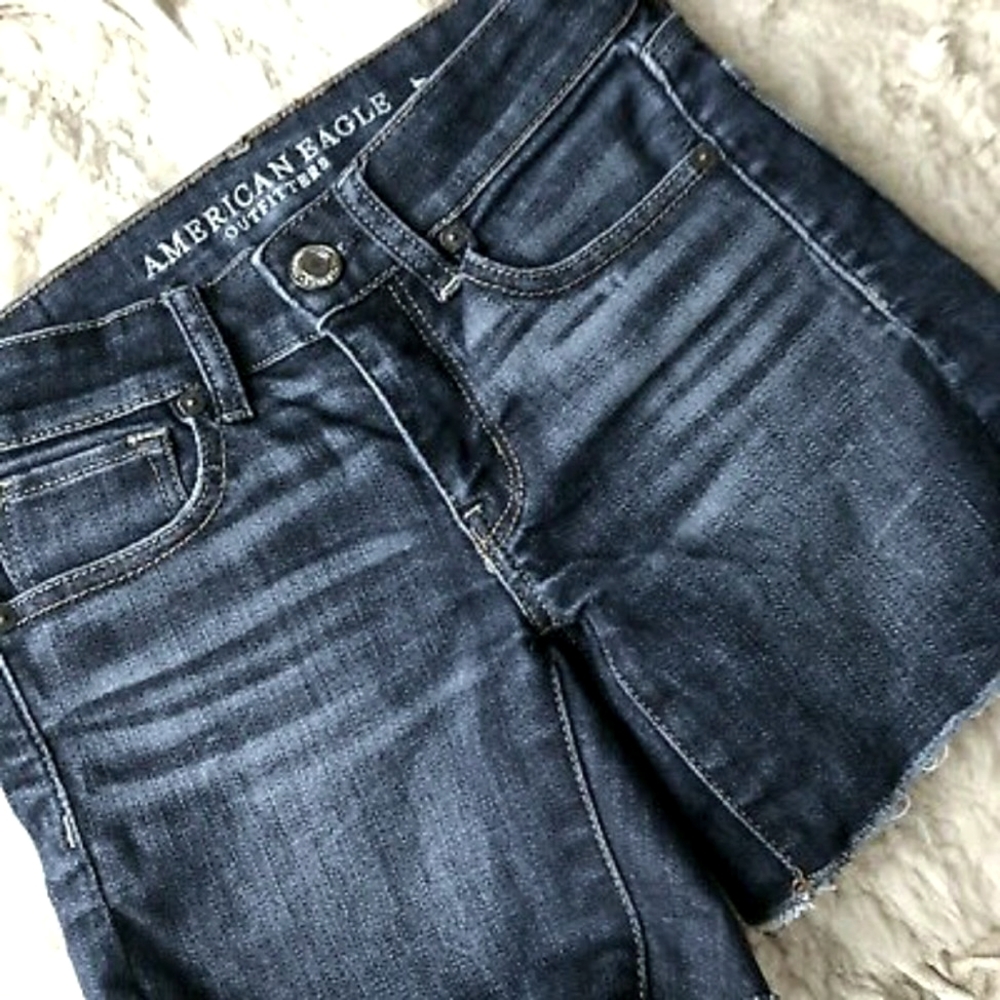 American Eagle Next Level Stretch Jean Cut Shorts